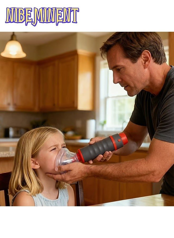 NIBEMINENT 1 Heimlich Anti-Choking Device | Throat Negative Pressure Suction Device, Household Portable Automatic First Aid, Reusable, Mixed Color, PP Material - Image 1